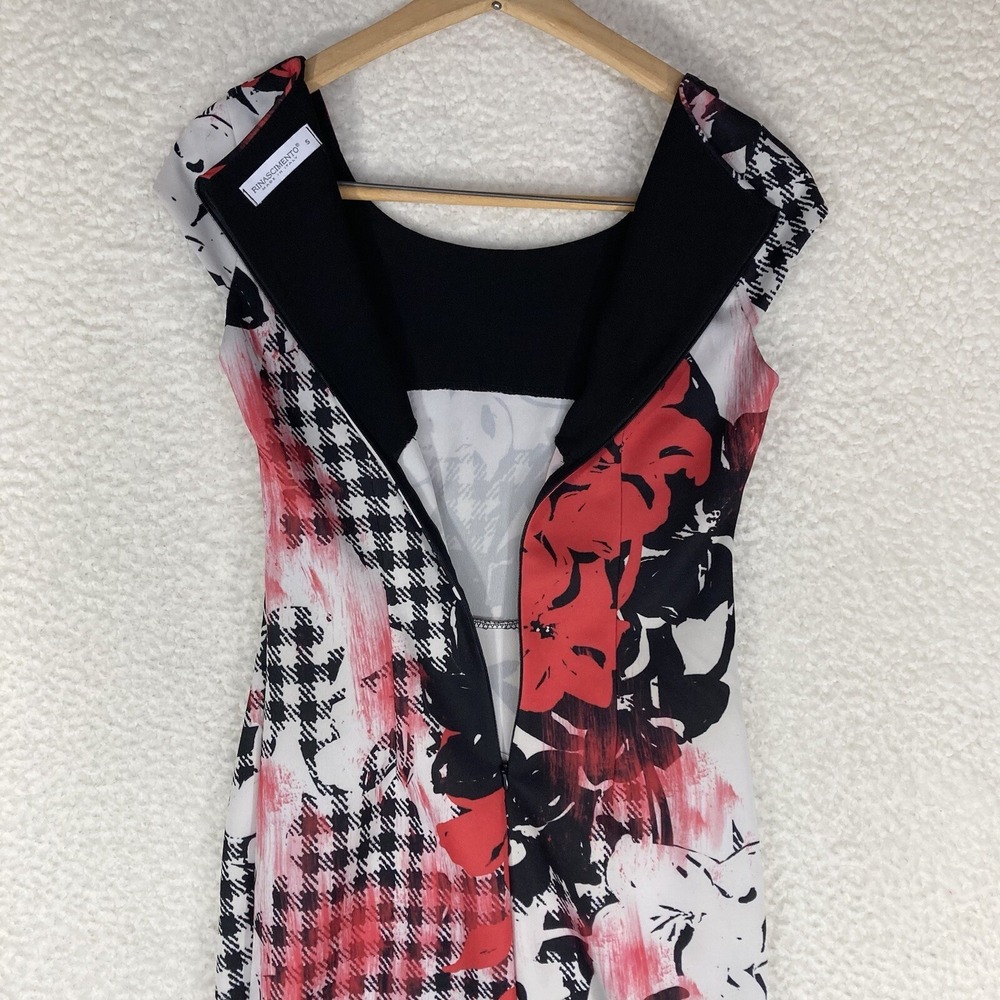 Rinascimento Punk Luxury Designer Whimsical Italian Artsy Pencil Dress Womens S‎ - Picture 8 of 16